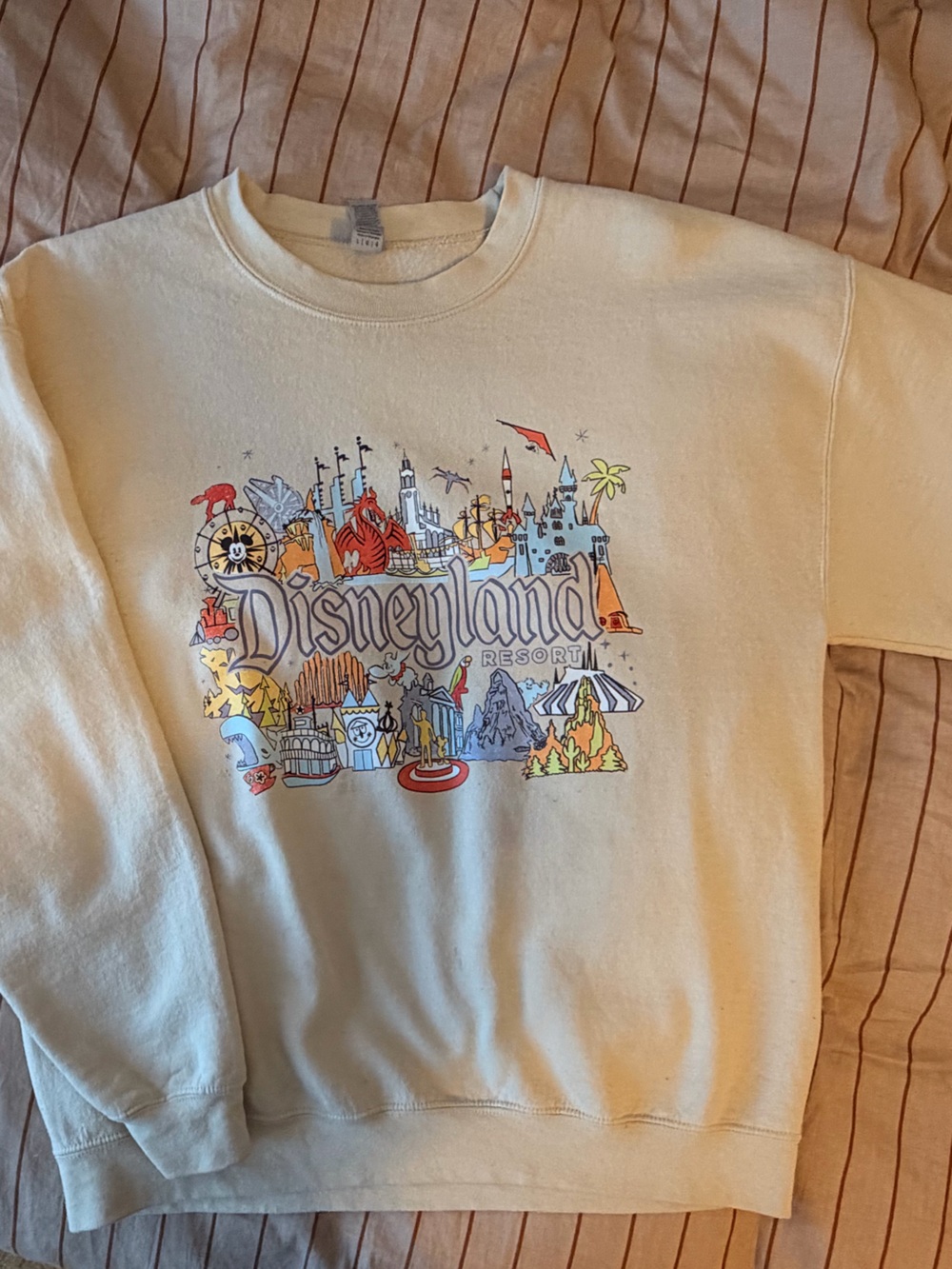 Oversized womens sweatshirt with Disney graphics